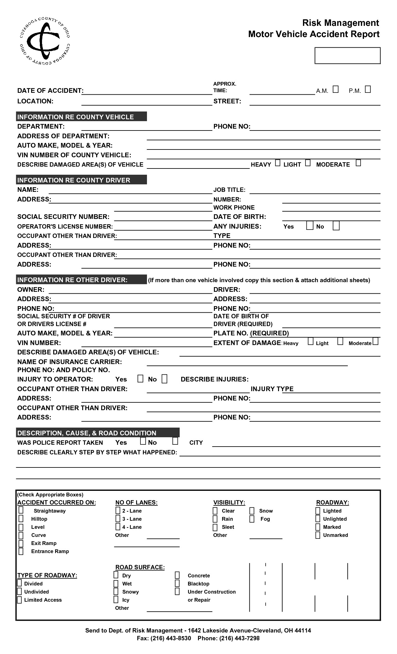 Vehicle Accident Report form Template Tario Motor Vehicle Accident Report Impremedia