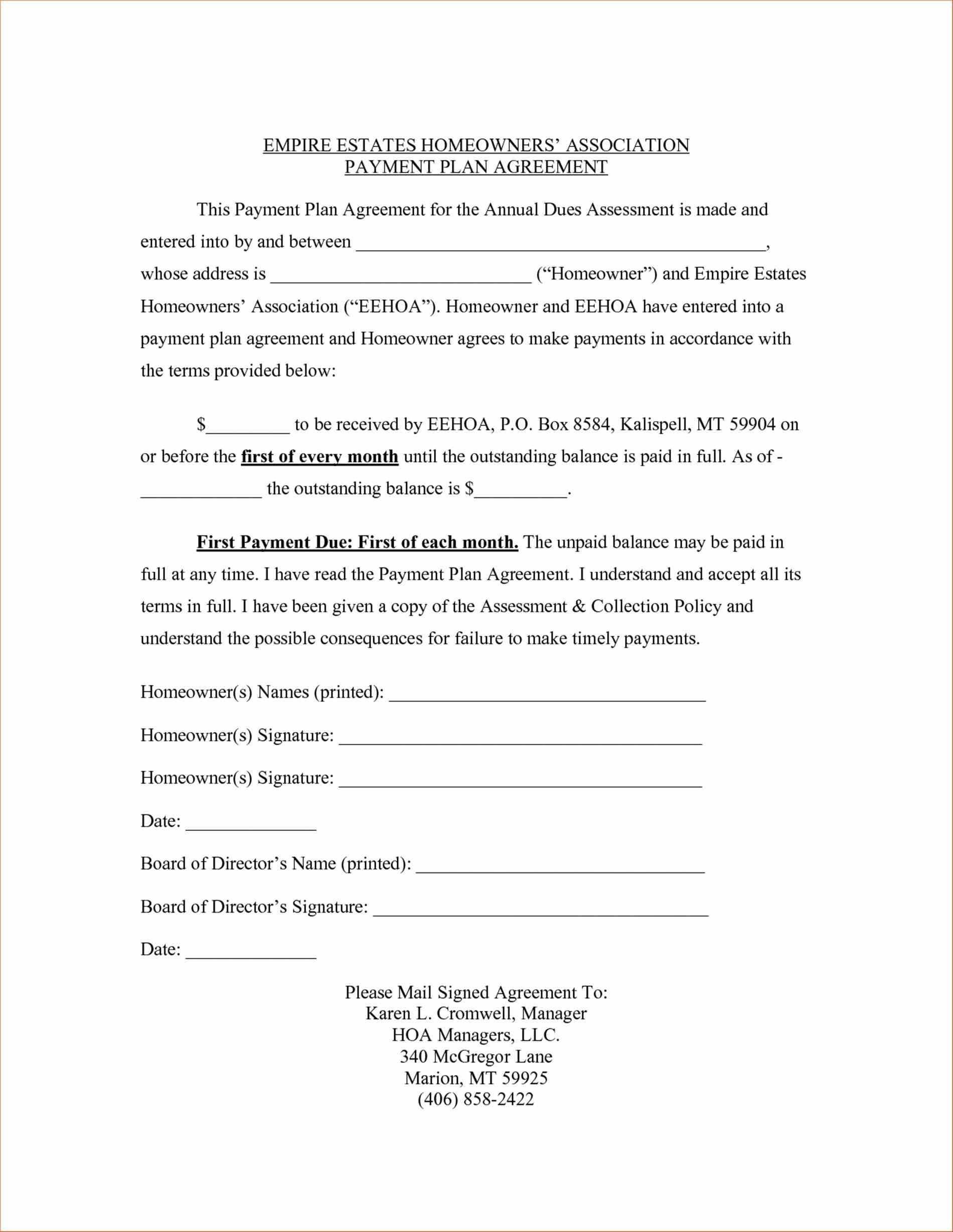Vehicle Payment Contract Template Image Result for Payment Plan Contract Agreement Template