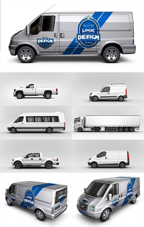 Vehicle Wrap Templates Free Downloads 10 Van Mockup Psd Free Shop Psd Free