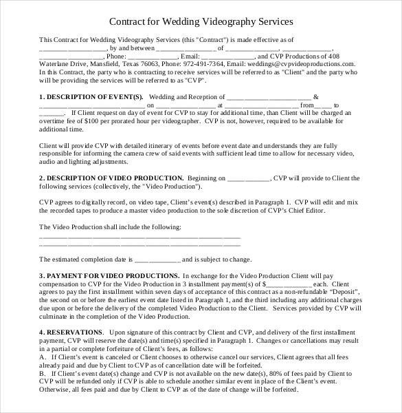 Videography Contract Template Free 22 Graphy Contract Templates – Word Pdf Apple