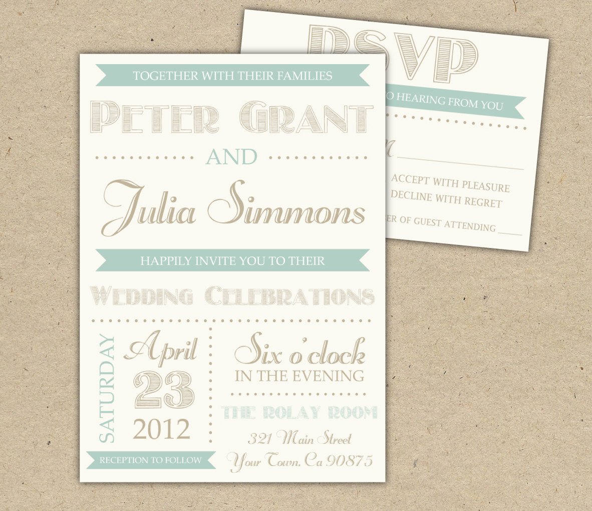 Vintage Wedding Invitation Templates Vintage Wedding Invitation Diy Printable Template Printed