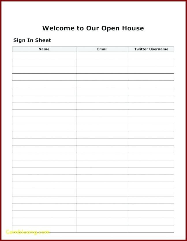 Visitor Log Template Excel 15 Visitors Sign In Sheet