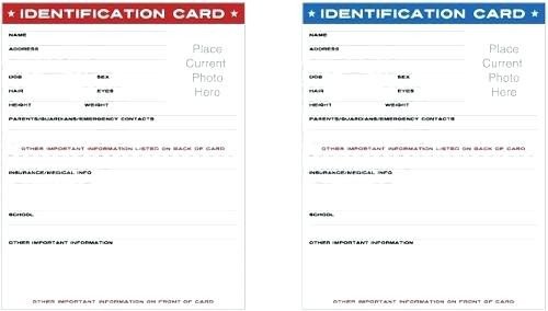 Wallet Id Card Template Wallet Size Template