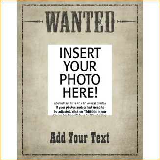 Wanted Poster Template Free 5 Wanted Poster Template Free