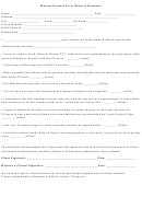 Waxing Consultation form Template Waxing Consultation form Printable Pdf