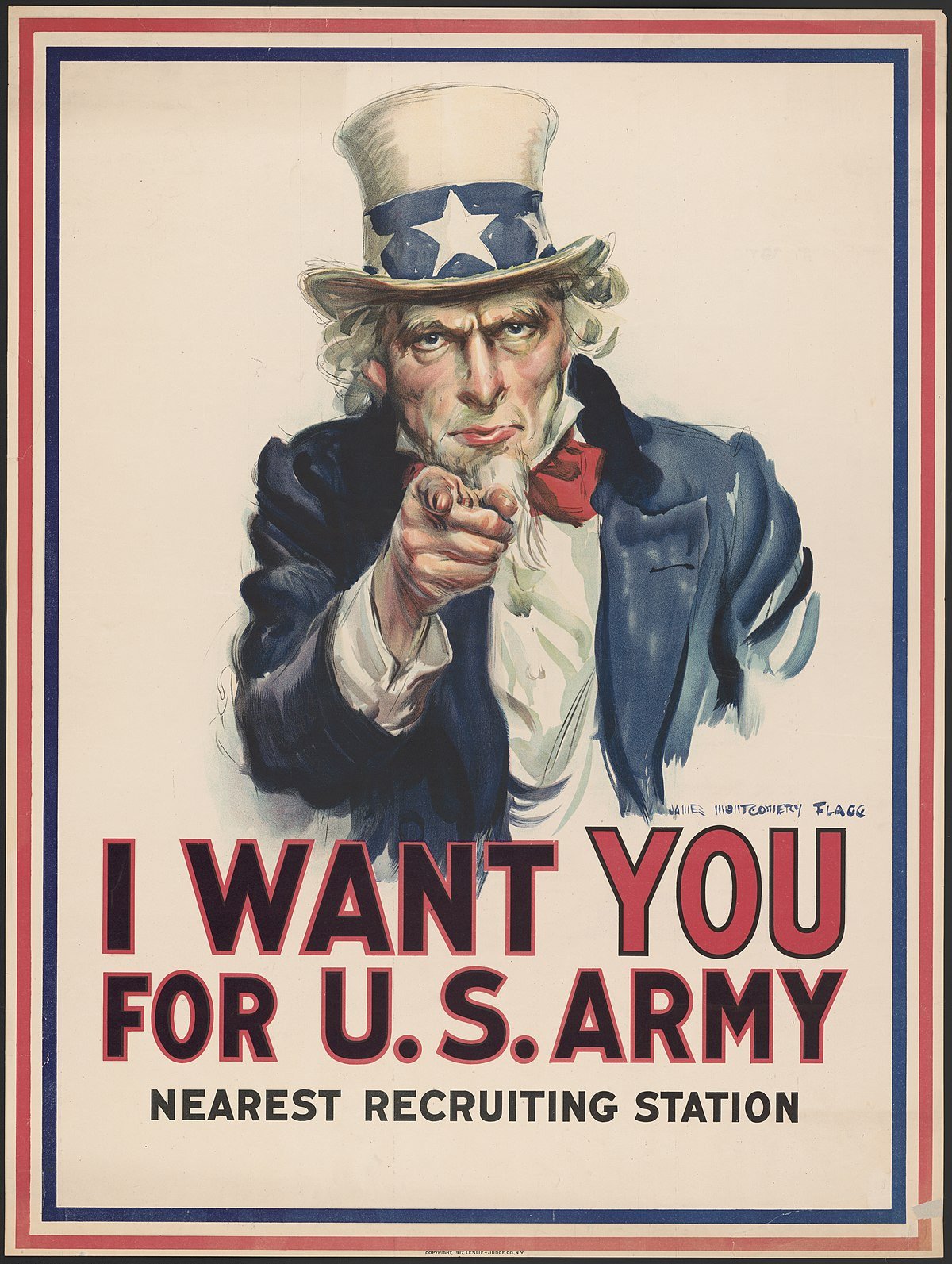 We Want You Poster Uncle Sam