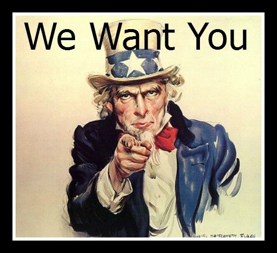 We Want You Poster why aren T You Writing for Weekend Notes Perth
