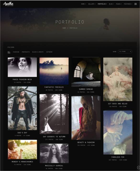 Web Template for Photographer 38 Free &amp; Premium Graphy Website themes &amp; Templates