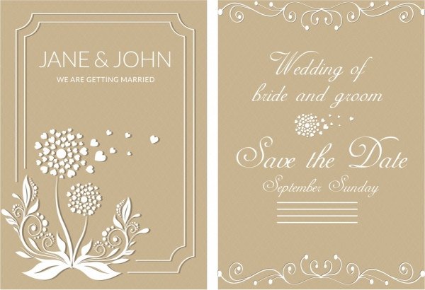 Wedding Card Template Free Download Wedding Card Background Designs Free Vector