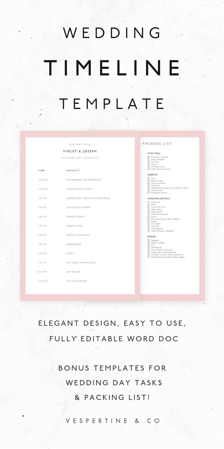 Wedding Ceremony Timeline Template the 25 Best Wedding Timeline Template Ideas On Pinterest