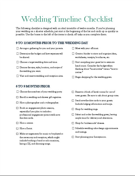 Wedding Day Timeline Template Excel Wedding Program Template