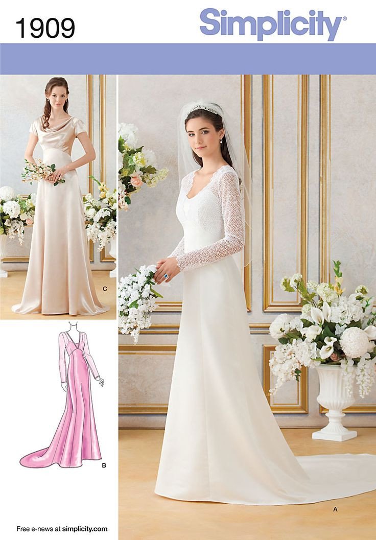 Wedding Dress Patterns Free Best 25 Wedding Dress Sewing Patterns Ideas On Pinterest