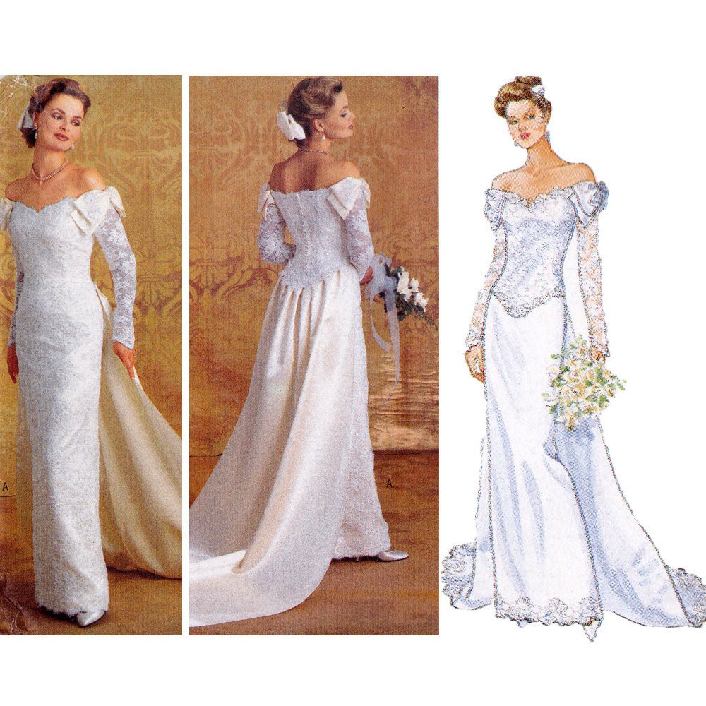 Wedding Dress Patterns Free Bridal Gown Sewing Pattern Wedding Dress Pattern butterick