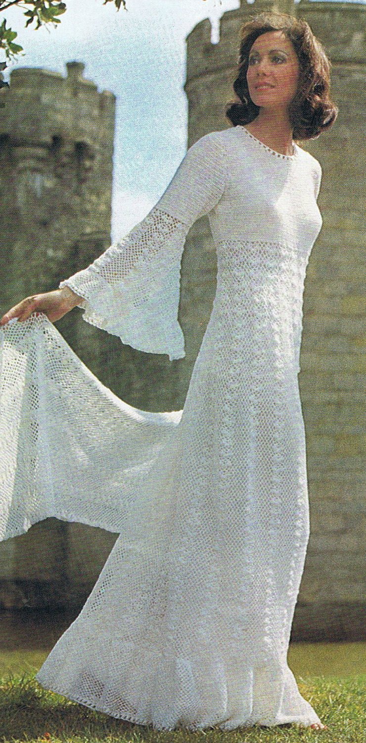 Wedding Dress Patterns Free Enchanting Wedding Dress Crochet Pattern Vintage Pattern Pdf