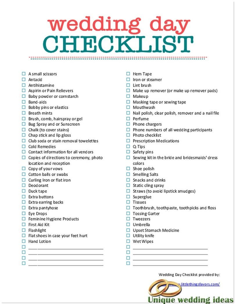 Wedding Flower Checklist Template Wedding Graphy Checklist Best Wedding Planning