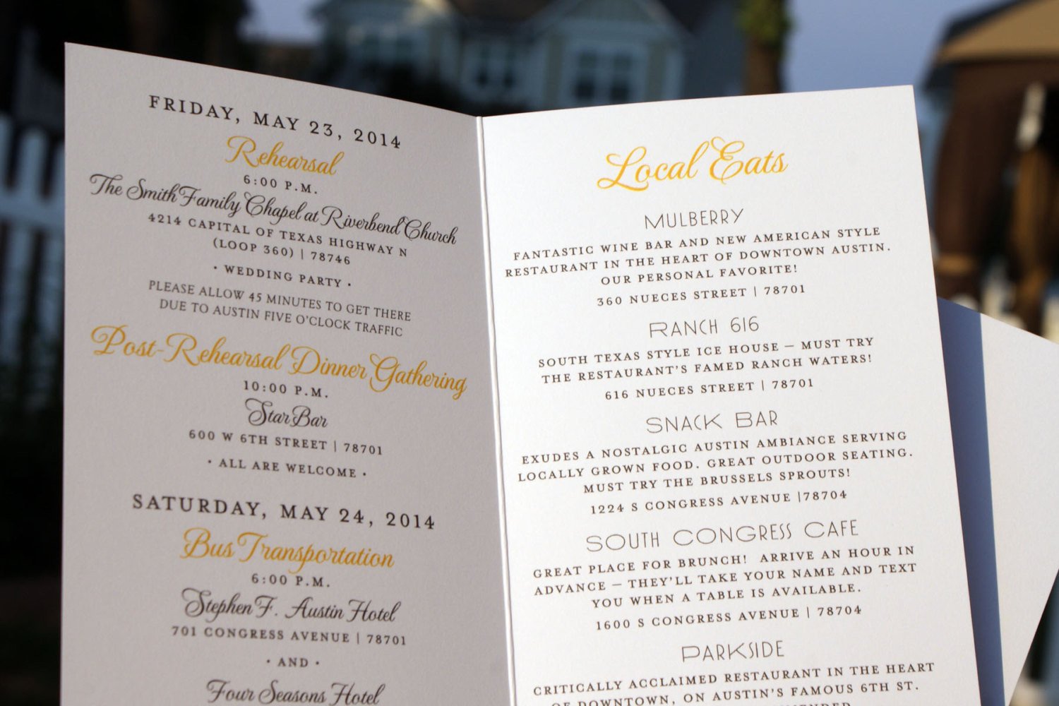 Wedding Itinerary for Guests Wedding Guest Wel E Information Itinerary Booklet
