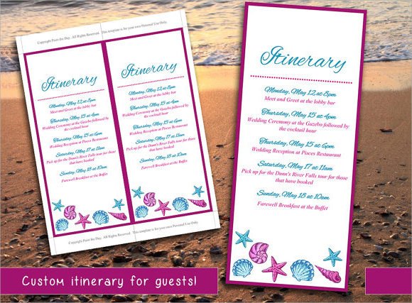 Wedding Itinerary Templates Free Wedding Itinerary 8 Download Documents In Pdf Psd Excel