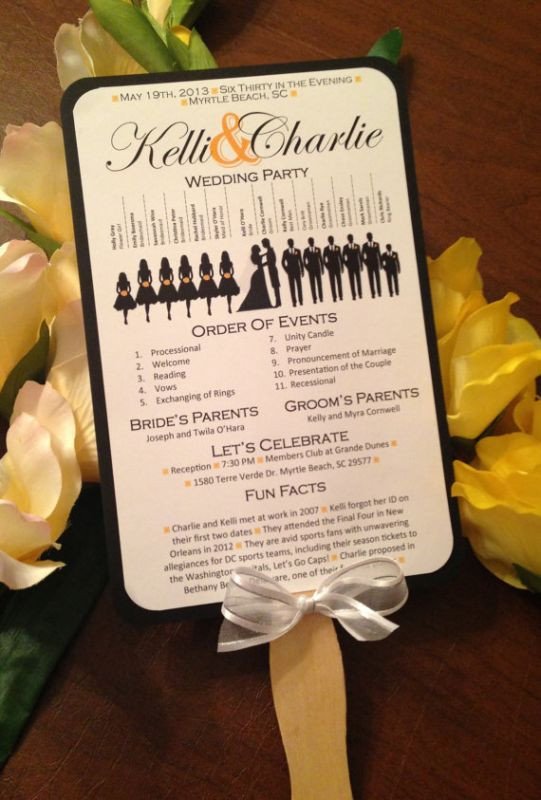 Wedding Programs Fans Templates A Round Up Of Free Wedding Fan Programs B Lovely events