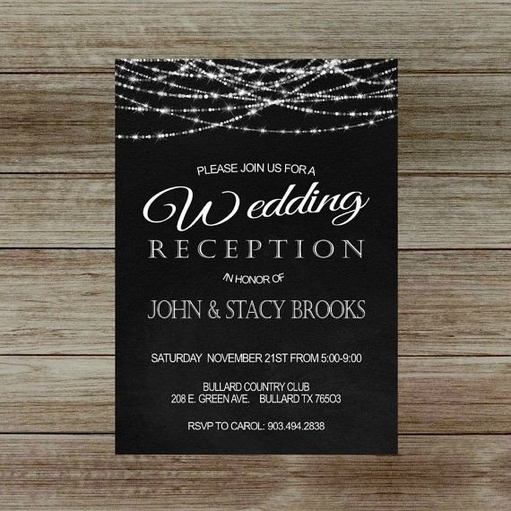 Wedding Reception Invite Templates Best 25 Reception Only Invitations Ideas On Pinterest