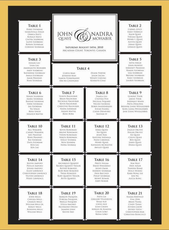 Wedding Reception Seating Charts Template Wedding Seating Chart Template Scrabble