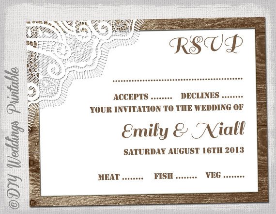 Wedding Rsvp Cards Templates Wedding Rsvp Wording Ideas and format 2017 Edition Rsvpify