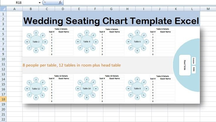 Wedding Seating Chart Template Wedding Seating Chart Template Excel