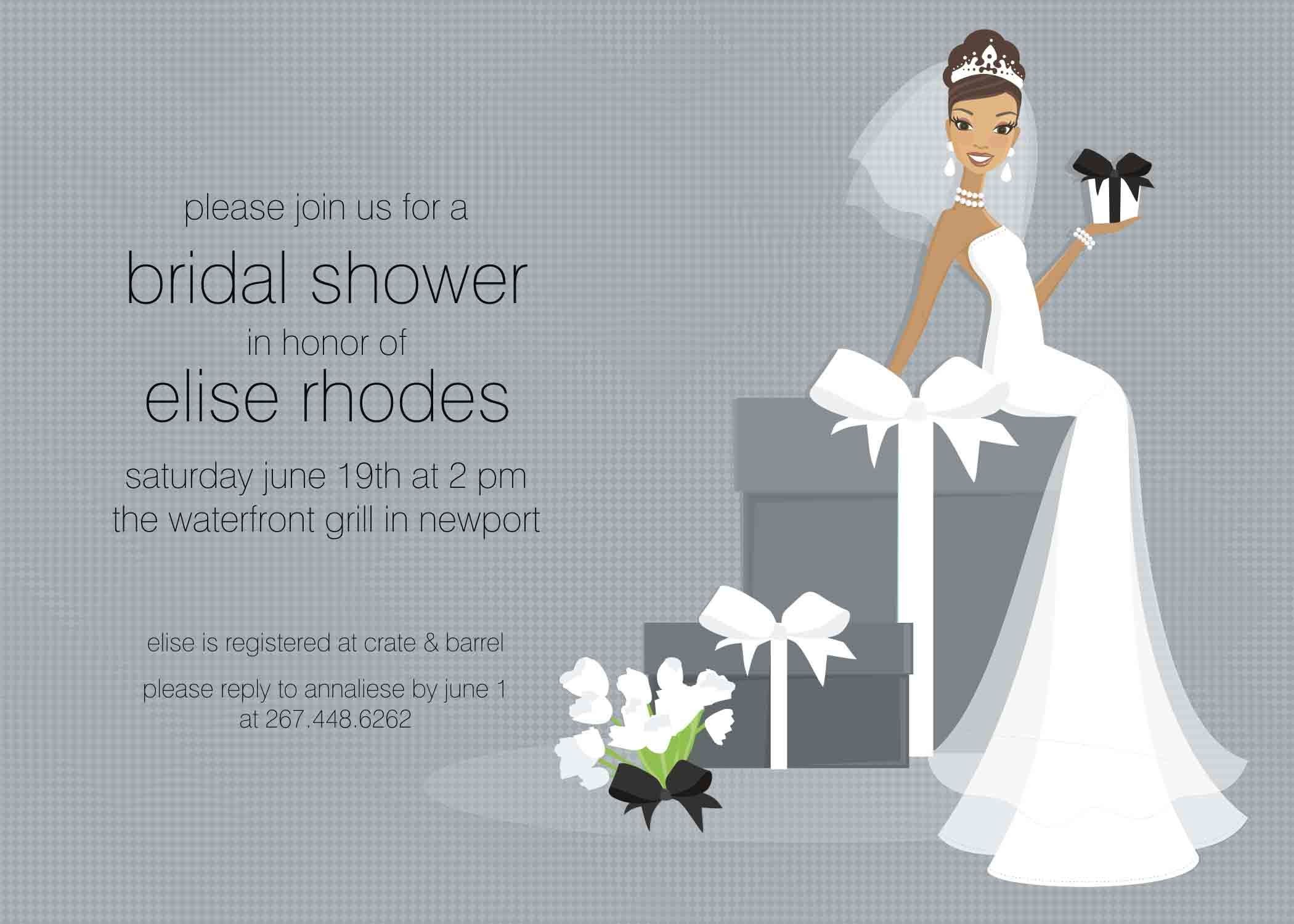 Wedding Shower Invite Template Free Bridal Shower Invitation Templates