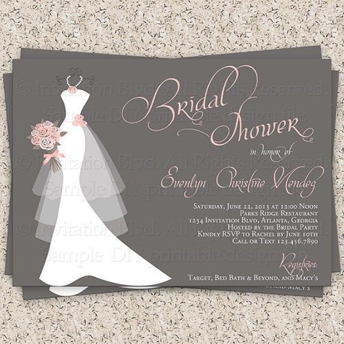 Wedding Shower Invite Templates 33 Psd Bridal Shower Invitations Templates