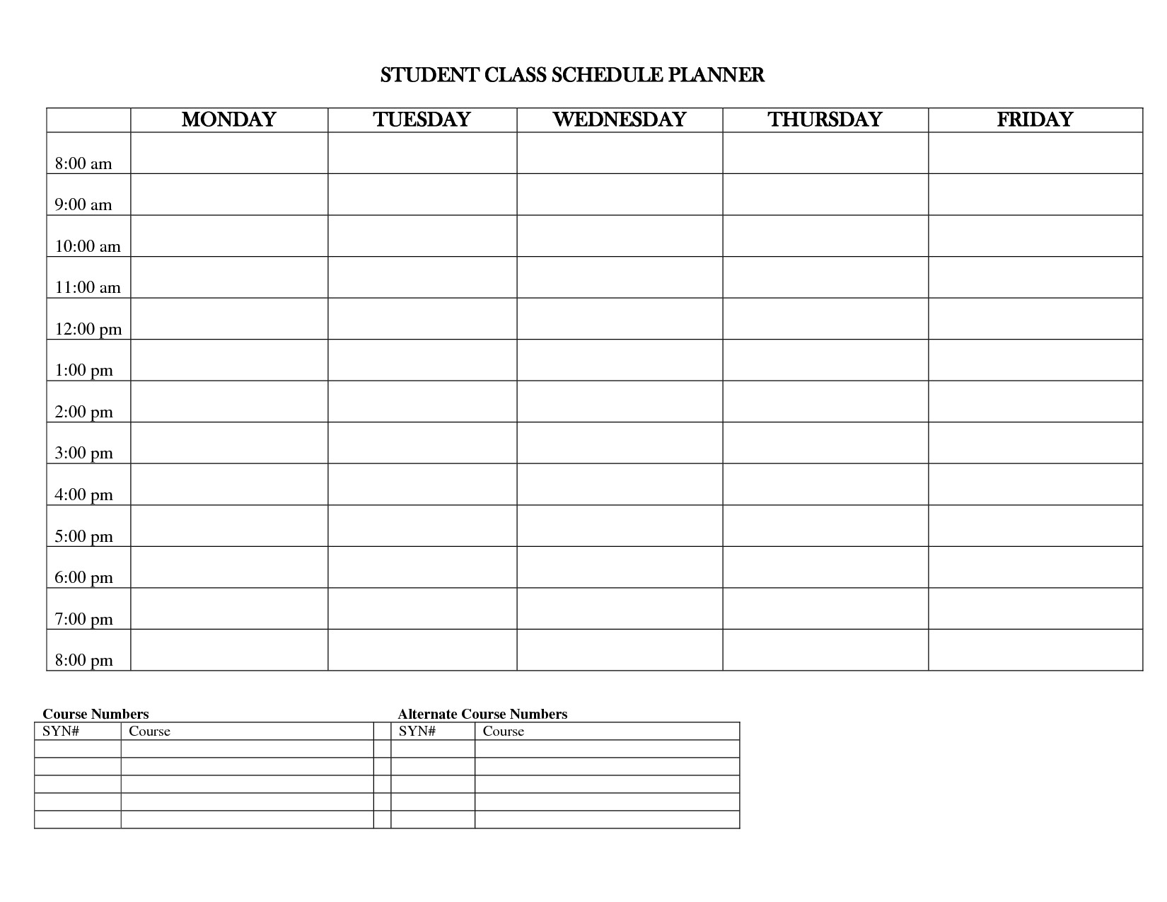Weekly Class Schedule Template Kids Awesome Schedule Planner Line Ideas Myltio