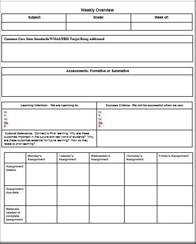 Weekly Lesson Plan Template Doc Best 20 Weekly Lesson Plan Template Ideas On Pinterest
