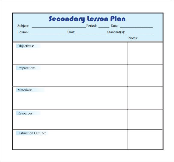 Weekly Lesson Plan Template Pdf Sample Lesson Plan 9 Documents In Pdf Word