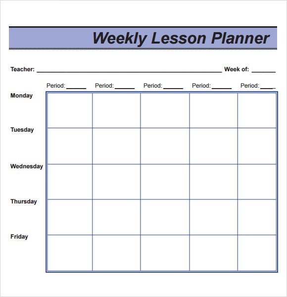 Weekly Lesson Plan Template Pdf Sample Lesson Plan 9 Documents In Pdf Word