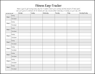 Weight Loss Tracker Template Free Printable Fitness Easy Tracker Track Your Activity