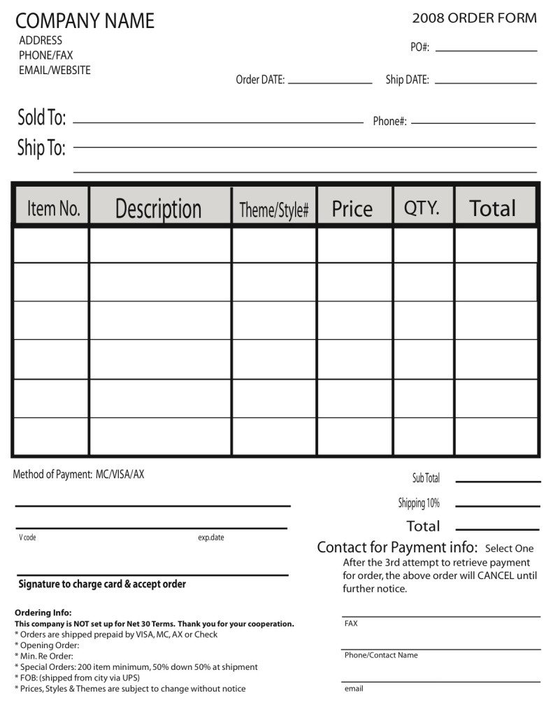 Wholesale order form Template Free Report How to Create A wholesale Line Sheet