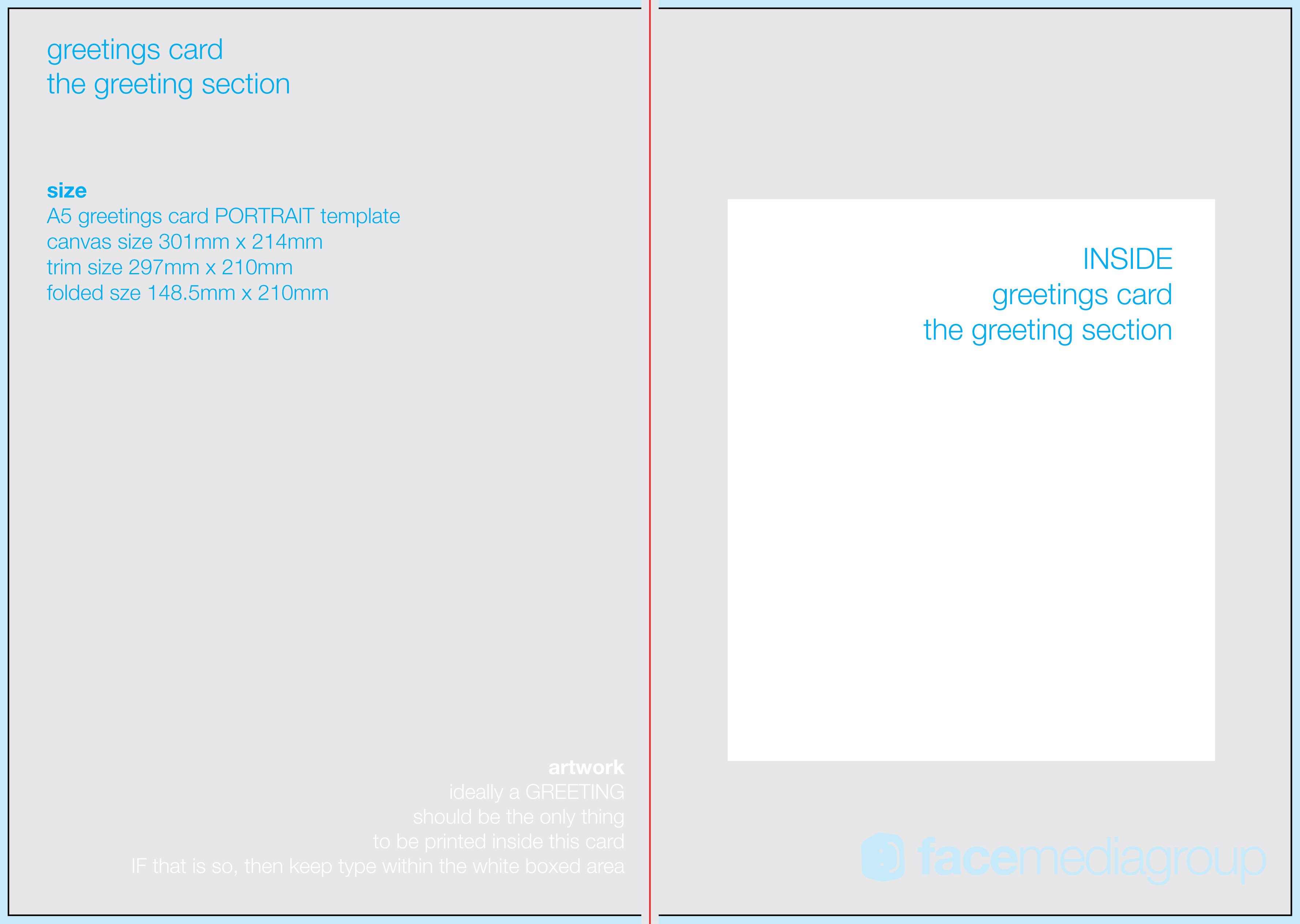 Word Greeting Card Template Free Blank Greetings Card Artwork Templates for Download