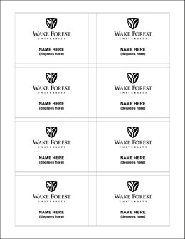 Word Name Tag Template Identity Standards