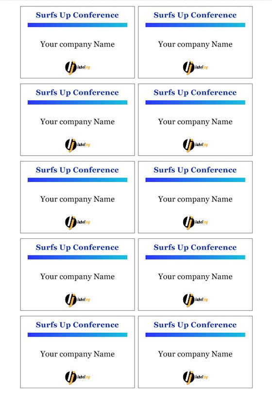 Word Name Tag Template Name Tag Template