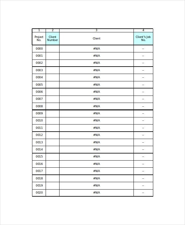 Work order Log Template Excel Work order Template 15 Free Excel Document