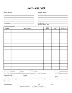 Work order Log Template Printable Work order forms