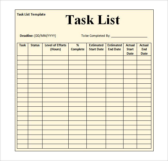 Work order Log Template Work Log Template – 7 Free Word Excel Pdf Documents