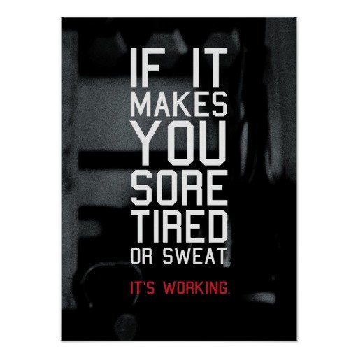 Work Out Motivation Posters Gym Posters