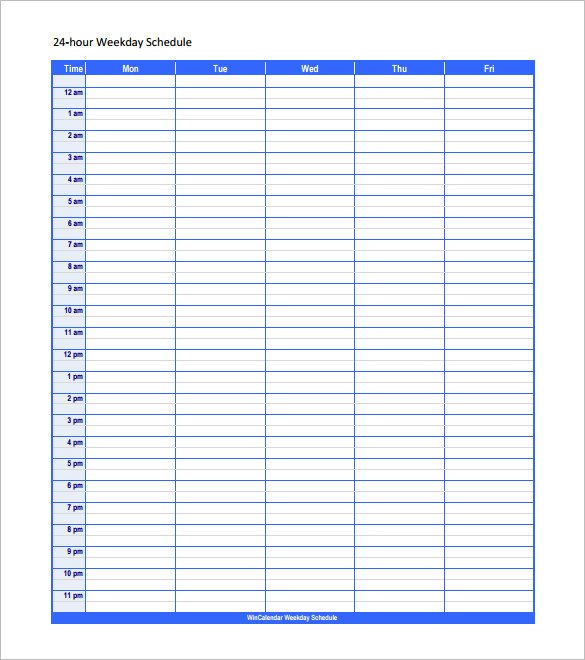 Work Schedule Template Pdf 17 Daily Work Schedule Templates &amp; Samples Doc Pdf