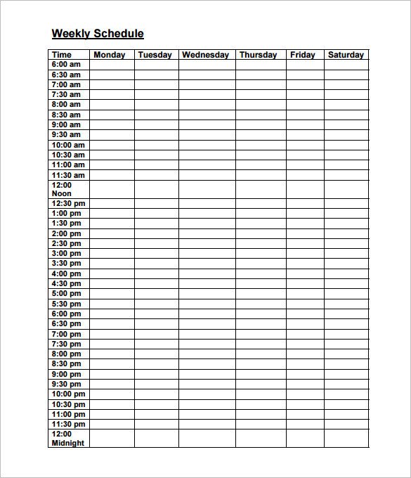 Work Schedule Template Pdf Employee Work Schedule Template 17 Free Word Excel