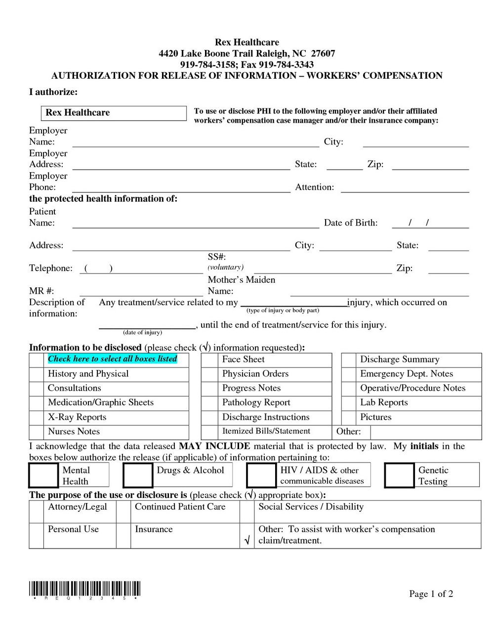 Workers Comp Exemption form Michigan Workers Pensation Waiver form for Independent