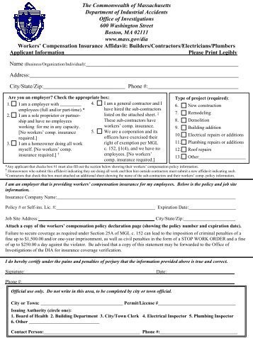 Workers Comp Waiver form Oklahoma Affidavit Of Exemption Of Workers Pensation Insurance
