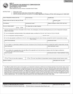Workers Compensation Waiver form Texas form Wce 1 Worker S Pensation Clearance Certificate