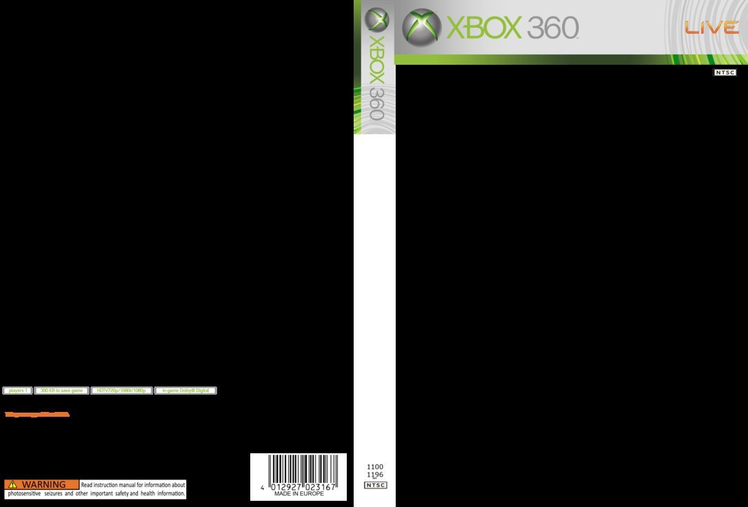 Xbox 360 Cover Template Xbox 360 Cover Template by Georgiajedward On Deviantart