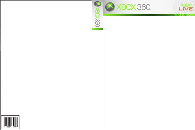 Xbox 360 Cover Template Xbox 360 Front and Back Cover by Wolfdragongod On Deviantart