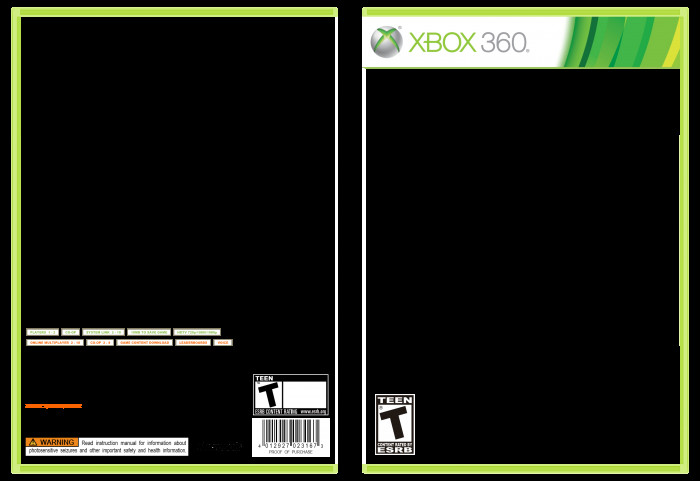 Xbox 360 Cover Template Xbox 360 Template