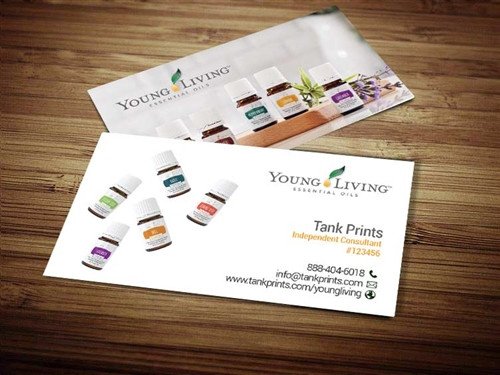 Young Living Business Card Template Young Living Business Cards